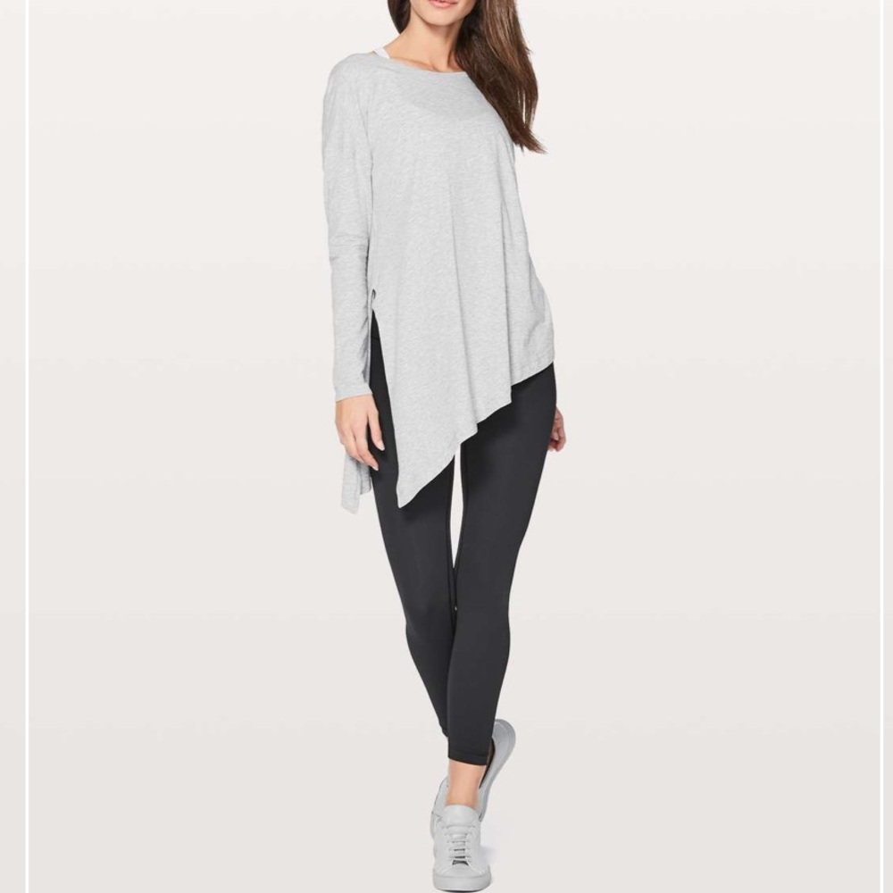 Lululemon To The Point Shirt Grey